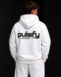 PULSIFYUK HOODIE - WHITE