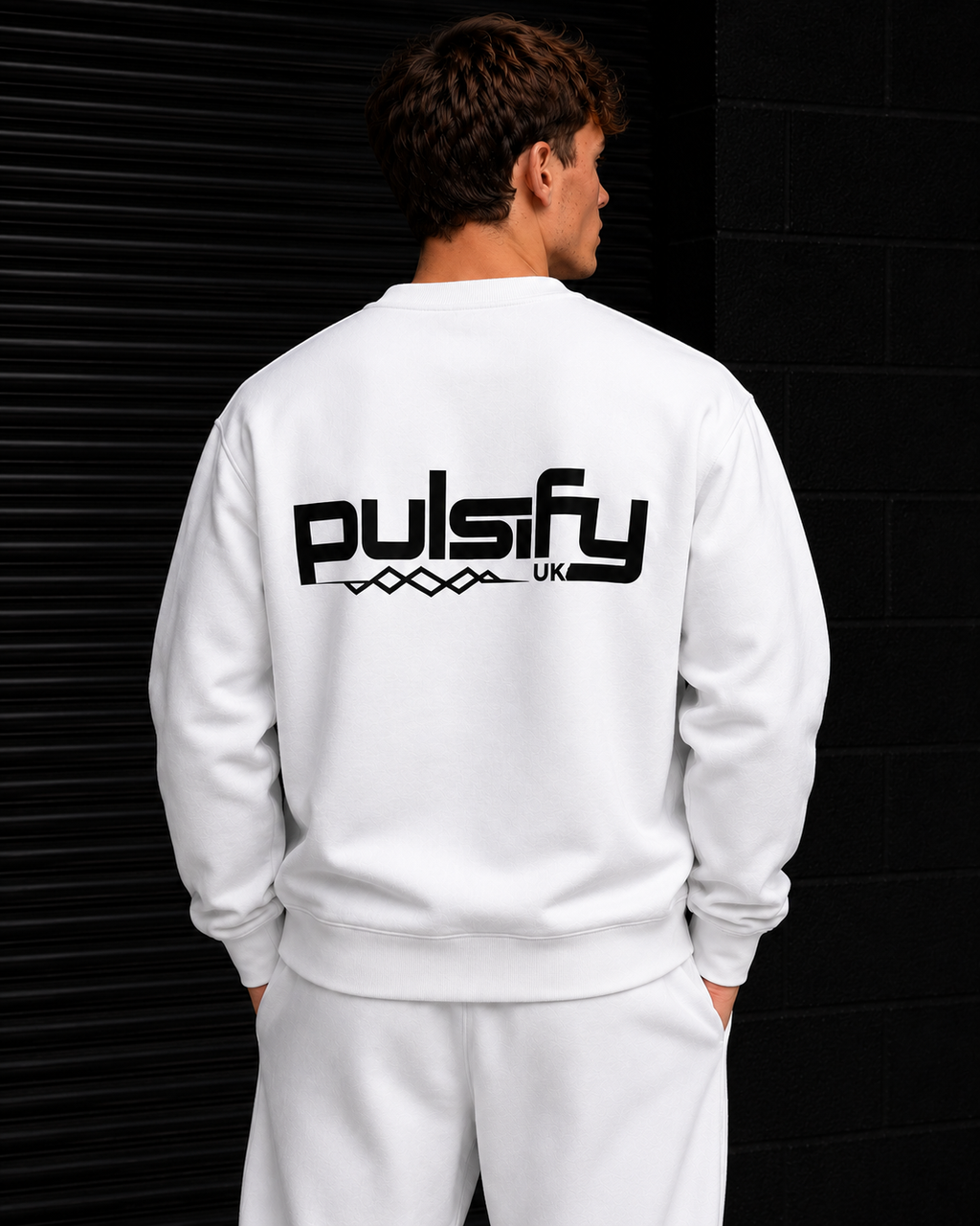 PULSIFYUK SWEATSHIRT - WHITE