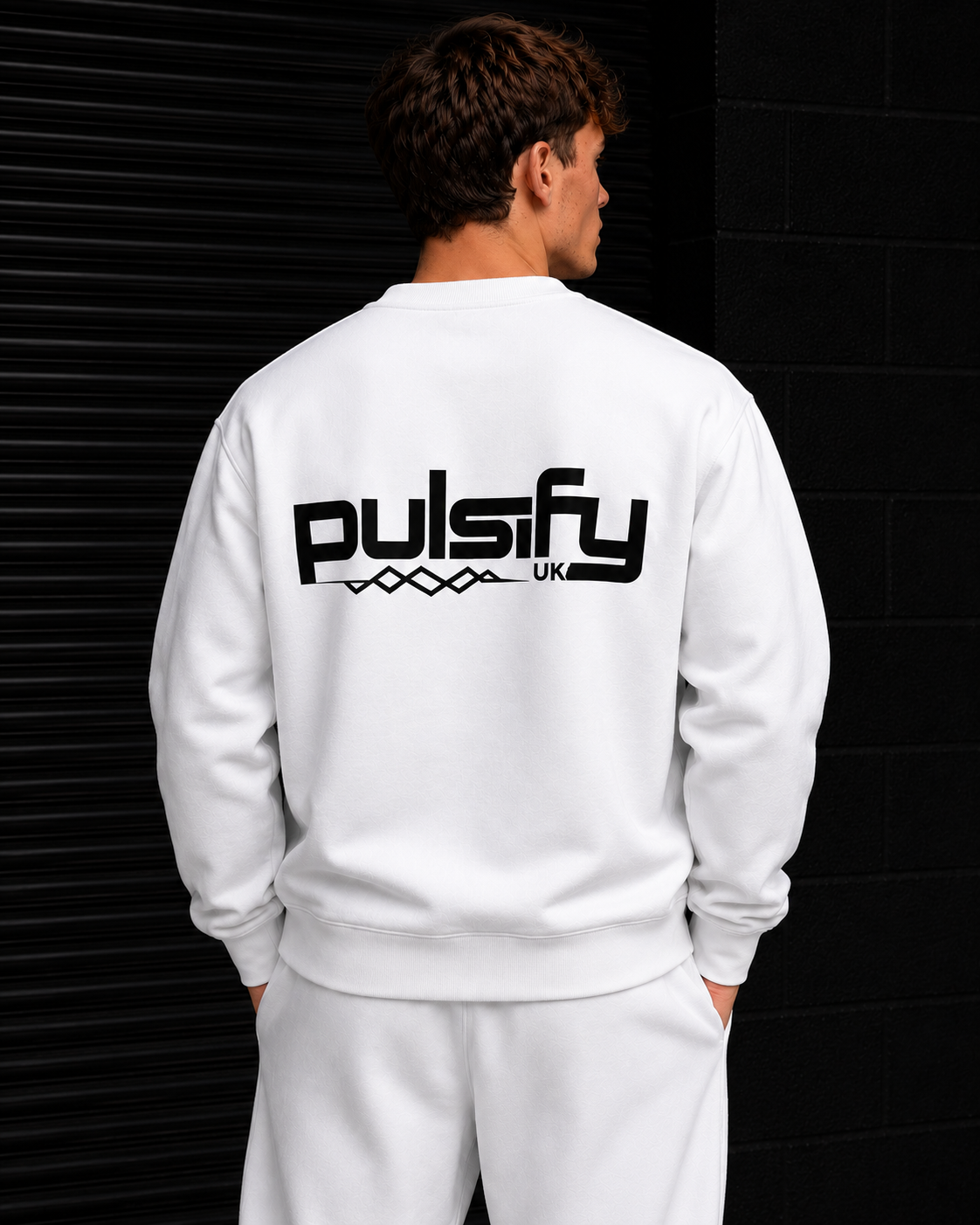 PULSIFYUK SWEATSHIRT - WHITE