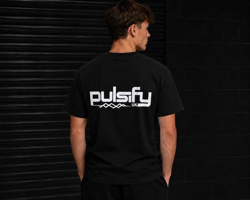 PULSIFYUK TEE - BLACK