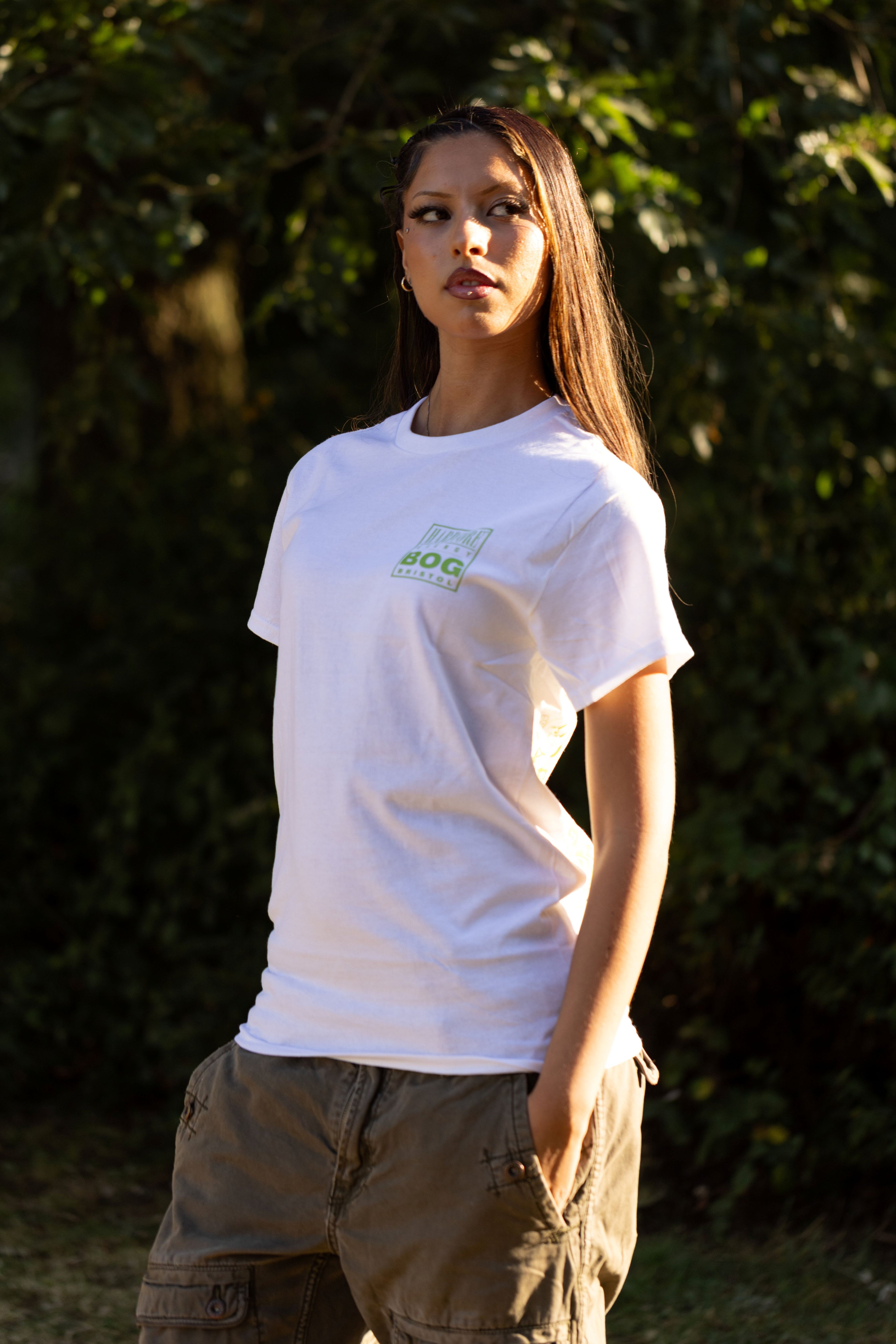 BOG X HARDCORE ENERGY TEE - WHITE
