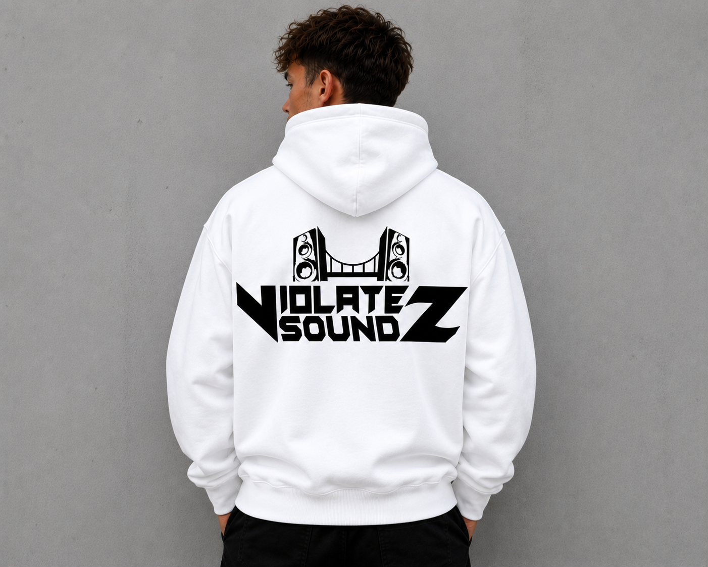 VIOLATE SOUNDZ HOODIE - WHITE