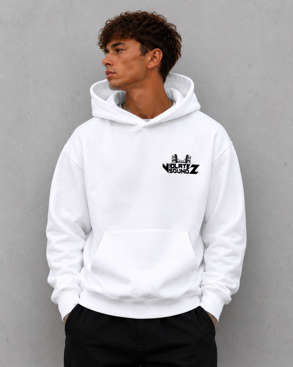 VIOLATE SOUNDZ HOODIE - WHITE