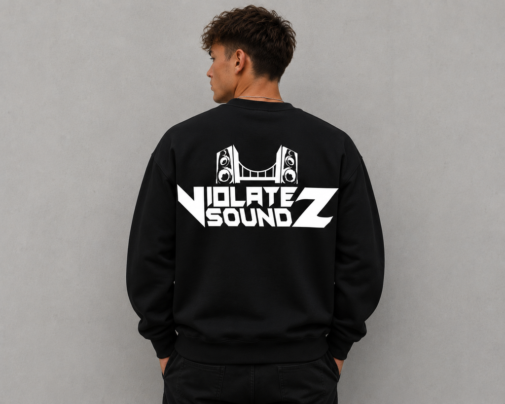 VIOLATE SOUNDZ SWEATSHIRT - BLACK