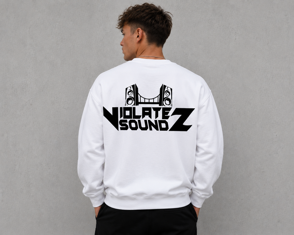 VIOLATE SOUNDS SWEATSHIRT - WHITE