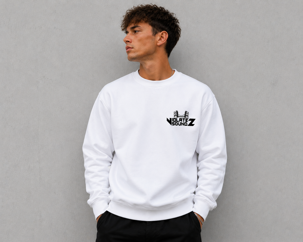 VIOLATE SOUNDS SWEATSHIRT - WHITE
