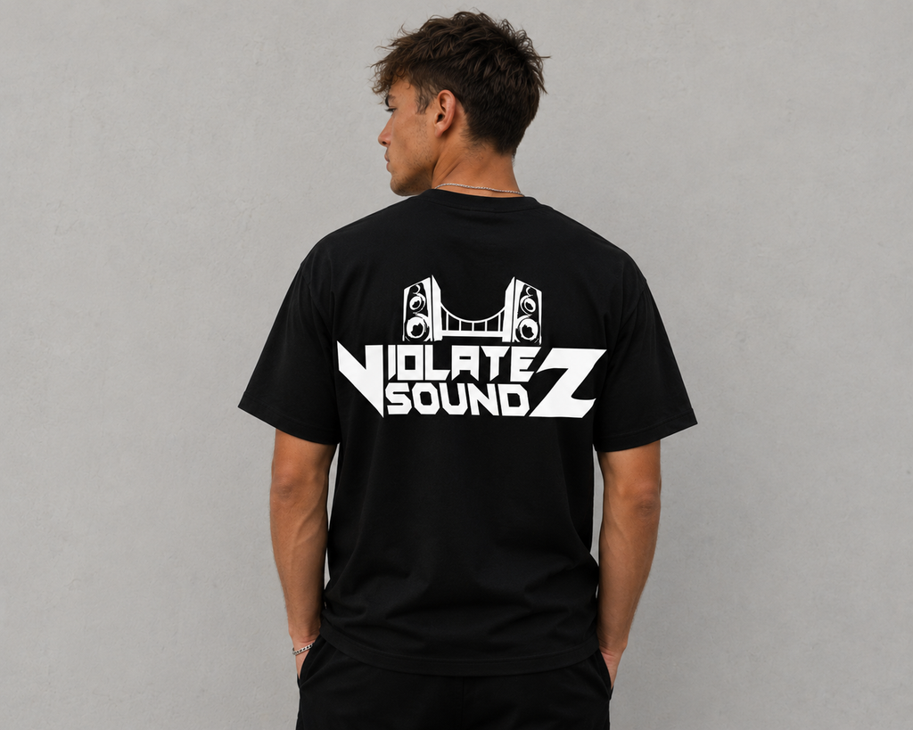 VIOLATE SOUNDZ TEE - BLACK