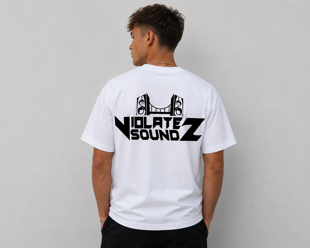 VIOLATE SOUNDZ TEE - WHITE