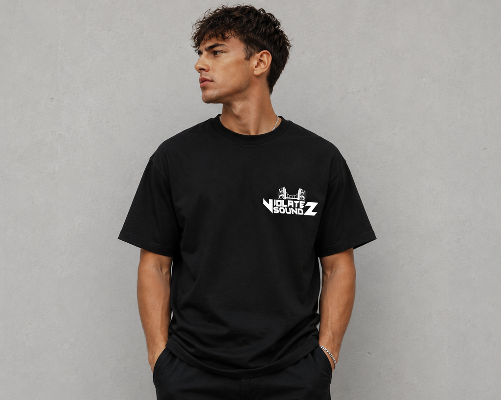 VIOLATE SOUNDZ TEE - BLACK