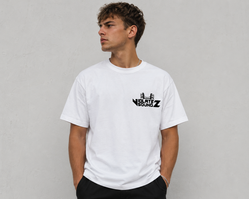 VIOLATE SOUNDZ TEE - WHITE